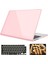 Macbook Air M4 M3 M2 Çip 13.6" A3240 A3113 A2681 ile Uyumlu Parlak Kılıf + Siyah Klavye Kılıfı +Ekran Koruyucu Film 1