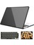 Macbook Air M4 M3 M2 Çip 13.6" A3240 A3113 A2681 ile Uyumlu Parlak Kılıf + Siyah Klavye Kılıfı +Ekran Koruyucu Film 6