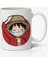 One Piece Monkey D. Luffy Anime Baskılı Beyaz Porselen Kupa Bardak 1