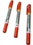 Permanent Kalıcı Marker Kalemi Çift Uçlu 0.5 mm ve 1 mm Kırmızı 3 Adet 1