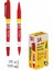 Permanent Kalıcı Marker Kalemi Çift Uçlu 0.5 mm ve 1 mm Kırmızı 3 Adet 3