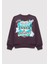 Stitch Baskılı Mor Sweatshirt 7S10161-70635 5