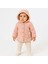 Kız Bebek Kapüşon Detaylı Peluş Ceket 3