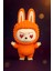 Labubu The Monsters Big Into Have A Seat 3D Printer Baskı Turuncu Renk 1