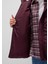 Su Itici Kapüşonlu Bordo Şişme Mont 1110199-70434 8
