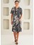 Kadın Örme Viskon Elbise - 45273 1