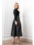 Double Zip Kuşaklı Deri Etek 6821 2