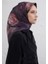 2025 Desenli Saf Ipek Twill Eşarp 9419-32 5
