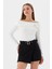 Kemerli Süet Şort Etek Sıyah 2