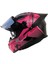 Motosiklet Kask Ece 22.R06 Double Vizörlü Full Face Motor Kaskı Beast Pink 1