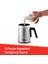 OK0027 OKKA Rich Moka Pot Karıştırıcılı Metal İtalyan ve Türk Kahve Makinesi - Krom 5 Fincan 7