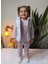 Kız Bebek Vikvik Oyuncaklı Üçlü Takım (Omuzdan Çıtçıtlısweatshirt+ Vikvikli Yelek+Pantolon) 1