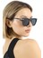 Kadın Oval Siyah UV400 Güneş Gözlüğü Oksit Sap WP25-27 C2 2