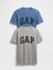 Erkek Gri Everyday Soft Gap Logo 2'li T-Shirt Seti 2