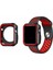 Ally Apple Watch 7-8 41MM 6-5-4 40MM Nike Style Çift Renk Silikon Kılıf 3-2-1 38M - M816K967-R60 1