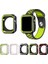 Ally Apple Watch 7-8 41MM 6-5-4 40MM Nike Style Çift Renk Silikon Kılıf 3-2-1 38M - M816K967-R60 5