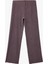 Slim Fit Bürümcük Kumaş Bol Paça Pantolon 4