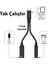 Ally Iphone 15 Için Type-C Şarj + 3.5mm Kulaklık 2in1 Çevirici ADAPTÖR-(5775 - M317K495-R88 5