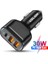 Uslion 30W 2 USB + Type-C Girişli Qc3.0 Hızlı Araç Çakmaklık ŞARJI-(5775) - M068K565-R4906 1