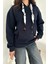 Kadın Fular Detaylı Kapüşonlu Sweatshirt – Casual Charm 4