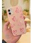 iPhone 11 Uyumlu Pembe Kalp Desenli Silikon Darbe Emici Klasik Korumalı Rubber Kılıf 277 1