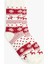 Pamuklu Yılbaşı Temalı Havlu Soket Çorap 1