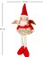 Yılbaşı Süsü, Oturan Kanatlı Peri Figürü, Kırmızı - Gold Etekli, 17X5 3