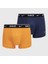 Dri Fit Ultra Stretch 2 Pack Micro 2 Li Paket Kısa Boxer Turuncu Lacivert 1