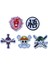 Ütü Ile Yapışan Arma Patch 5'li Set - Dragon Ball Goku Gi, Escanor, One Piece Luffy, Zoro, Whitebeard 1