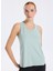 68951322 Traınıng Tank Green Fog Yeşil Regular Fit Düz Kadın Atlet 1