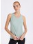 68951322 Traınıng Tank Green Fog Yeşil Regular Fit Düz Kadın Atlet 3