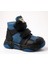 Mavi Siyah Hakiki Deri Çocuk Botu 1