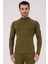 Thermo-Fit Erkek Termal Içlik Üst Kayak Içliği Askeri Haki Yeşil 3