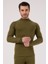 Thermo-Fit Erkek Termal Içlik Üst Kayak Içliği Askeri Haki Yeşil 4