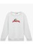 Uzun Kollu Bisiklet Yaka Lisanslı Snoopy Baskılı Sweatshirt 1