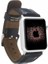 Apple Watch Uyumlu Deri Kordon 42-44-45MM Rst1 Siyah 5
