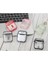 Apple Airpods 1. ve 2. Nesil Uyumlu Buzlu Transparan Renkli Çizgili Kılıf Bumper Koruma Kabı Hybrid 2