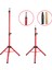 Kuaför Eğitim Mankeni Için Metal Tripod / Kırmızı + Taşıma Çantası 1