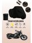 Siyah Yamaha Xvs 950 Cu Uyumlu Motor Branda, Koruyucu Örtü, Motosiklet Brandası 1