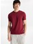 Bisiklet Yaka Düz Bordo Erkek T-Shirt M4WM-TST-1987 1