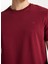 Bisiklet Yaka Düz Bordo Erkek T-Shirt M4WM-TST-1987 4