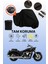 Siyah Arka Çanta Uyumlu Yamaha Xvs 1300 A Uyumlu Motosiklet Brandası, Koruyucu Örtü 1