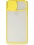 iPhone Xs Max Kılıf Palm Buzlu Kamera Sürgülü Silikon - Sarı (K95) 2