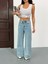 N091 Wide Leg Geniş Paça Kadın Pantolon 5