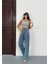 N091 Wide Leg Geniş Paça Kadın Pantolon 2