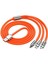 3 In 1 Type-C + Micro USB + Lightning Hızlı Şarj Kablosu Silikon Kablo 1 Metre Opp Ambalaj (K95) 1