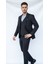 Siyah Fitilli Kadife Erkek Takım Elbise – 3 Parça Yelekli, Şık ve Modern Slim Fit Kesim 5