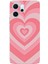 Oppo Reno 14F Uyumlu Pembe Kalpler Baskılı Silikon Kılıf 1