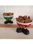 Elf & Santa Cookie Bowl – Yılbaşı Temalı Ayaklı Kurabiye Kasesi (Çoklu Renk Seçeneği) 4