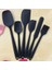 6lı Parça Yanmaz Yapışmaz Mutfak Pasta Slikon Yumurta Fırçası Kaşık Bıçak Spatula Seti 4